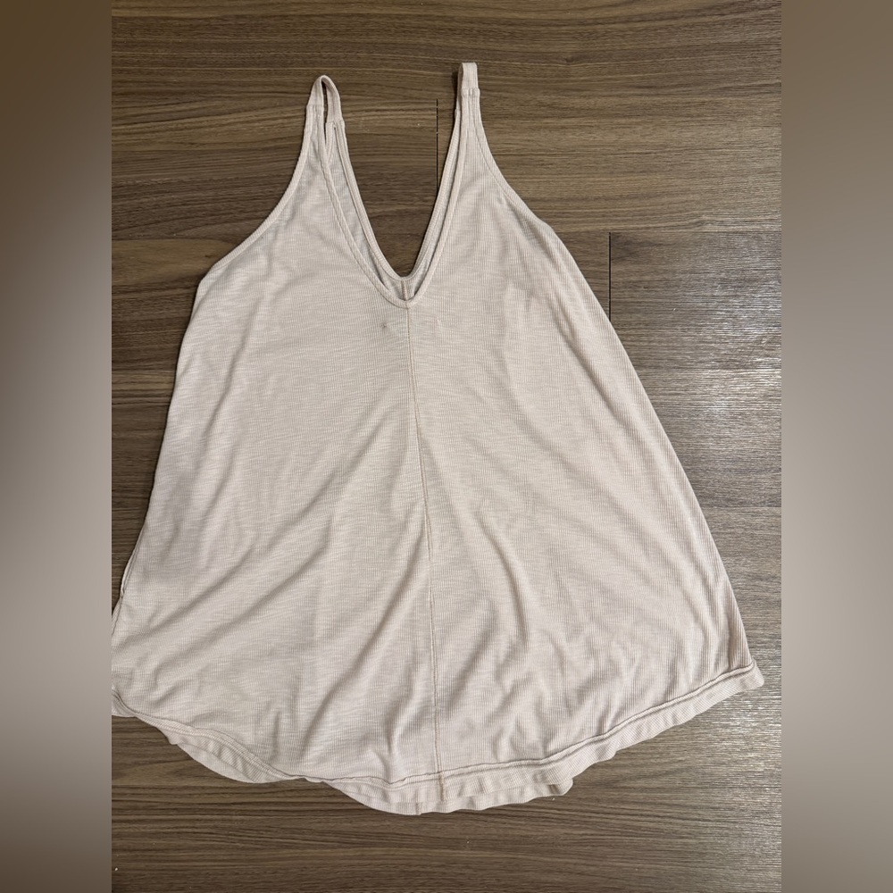 FREE PEOPLE Women's Cream Sleeveless Top